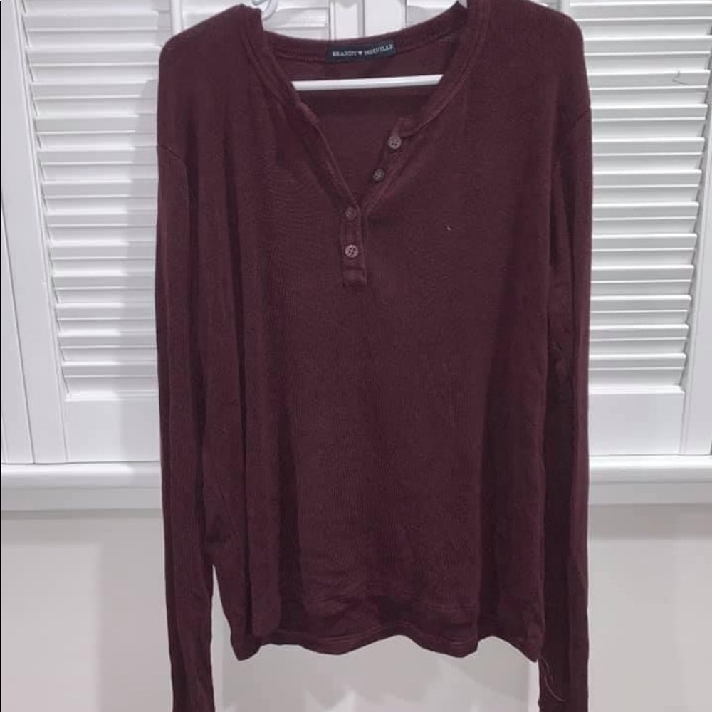 brandy button long sleeve